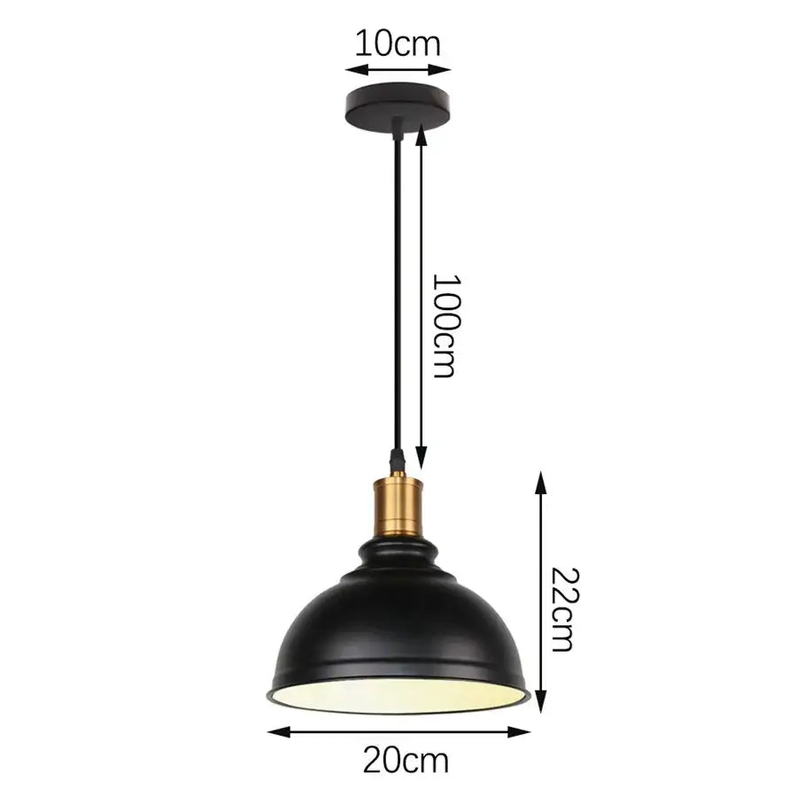 Bronze Dome Pendant Light
