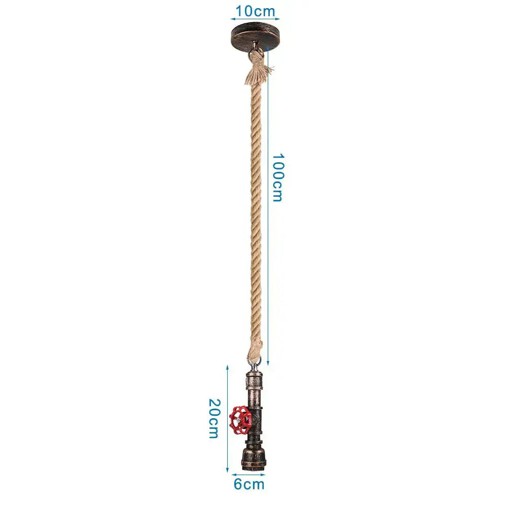 Rope Pipe Pendant Light