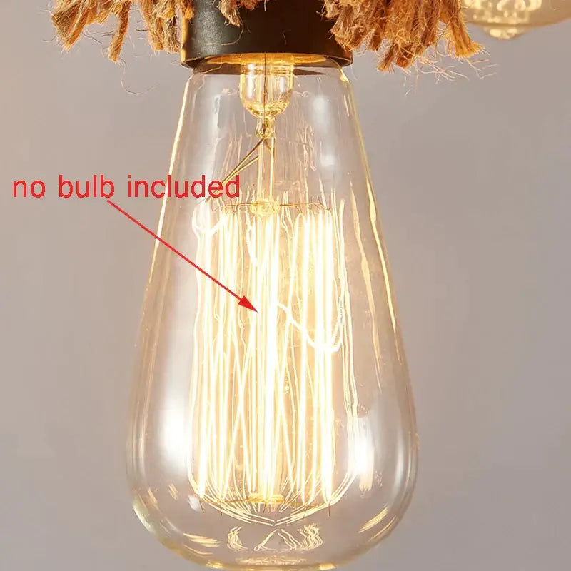 Natural Rope Pendant Light