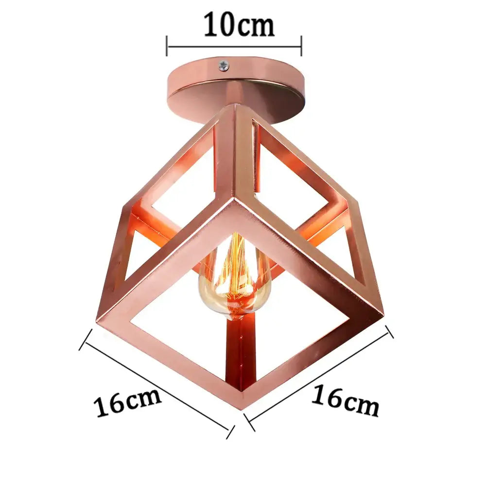 Multi-Color Iron Pendant Light