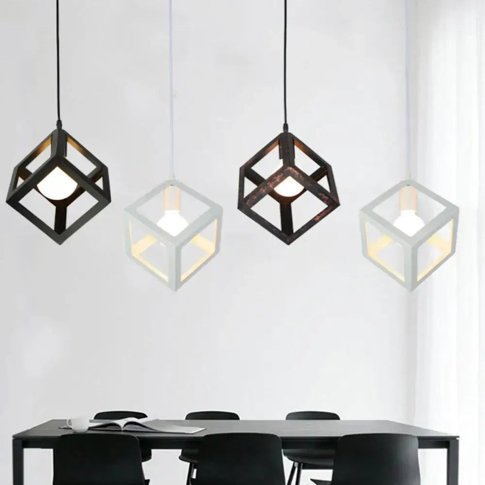 Multi-Color Iron Pendant Light