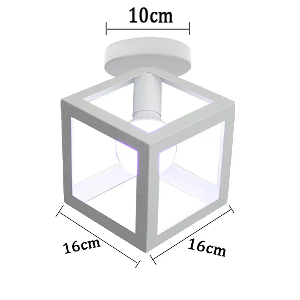 Multi-Color Iron Pendant Light