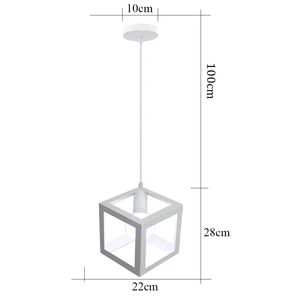 Multi-Color Iron Pendant Light
