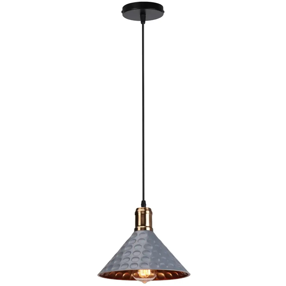 Hammered Copper Pendant Lamp