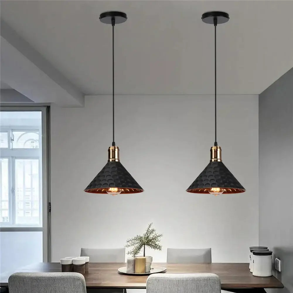 Hammered Copper Pendant Lamp