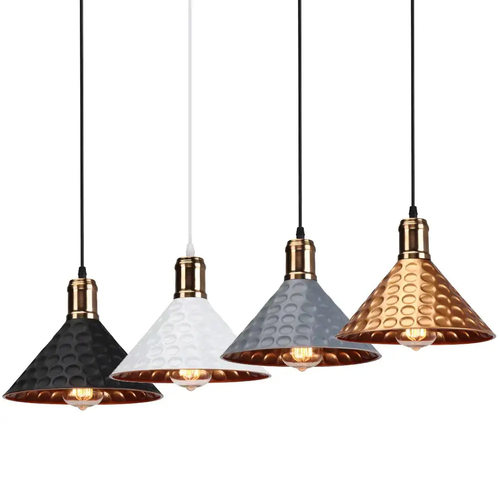 Hammered Copper Pendant Lamp