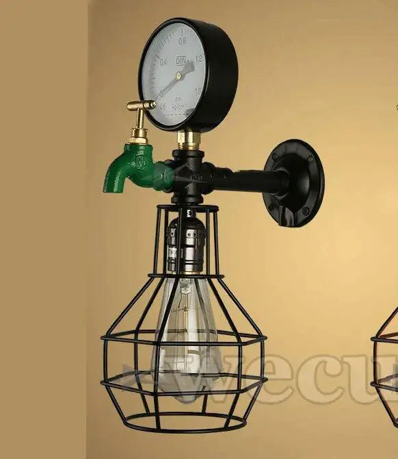 Green Faucet Wall Lamp