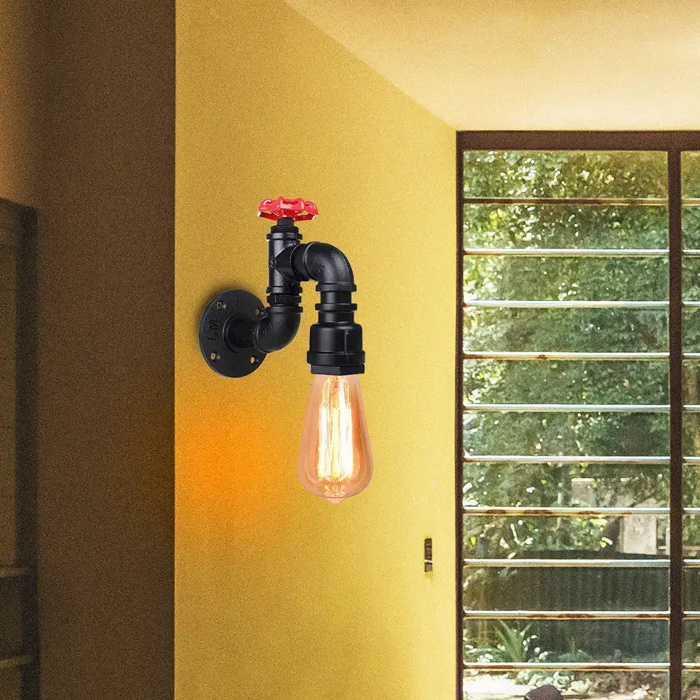 Rust Iron Wall Lamp