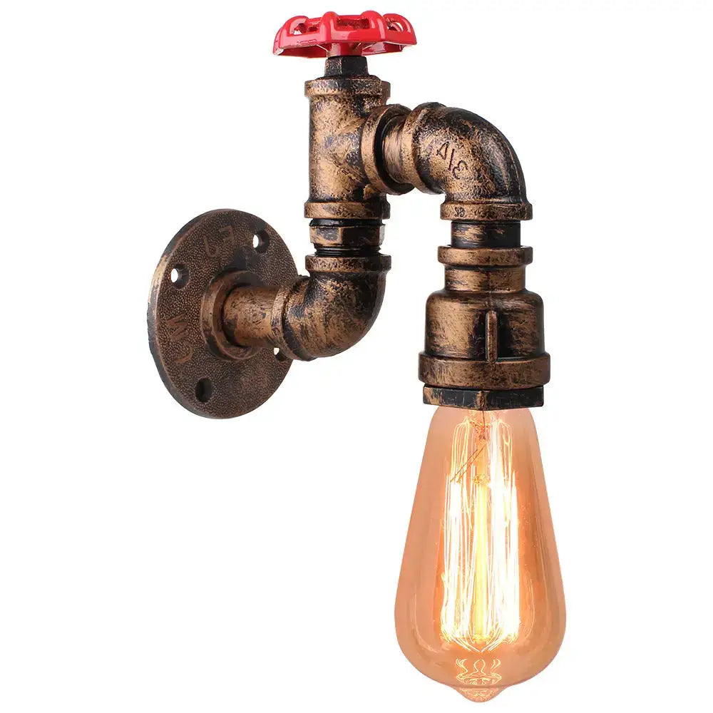 Rust Iron Wall Lamp