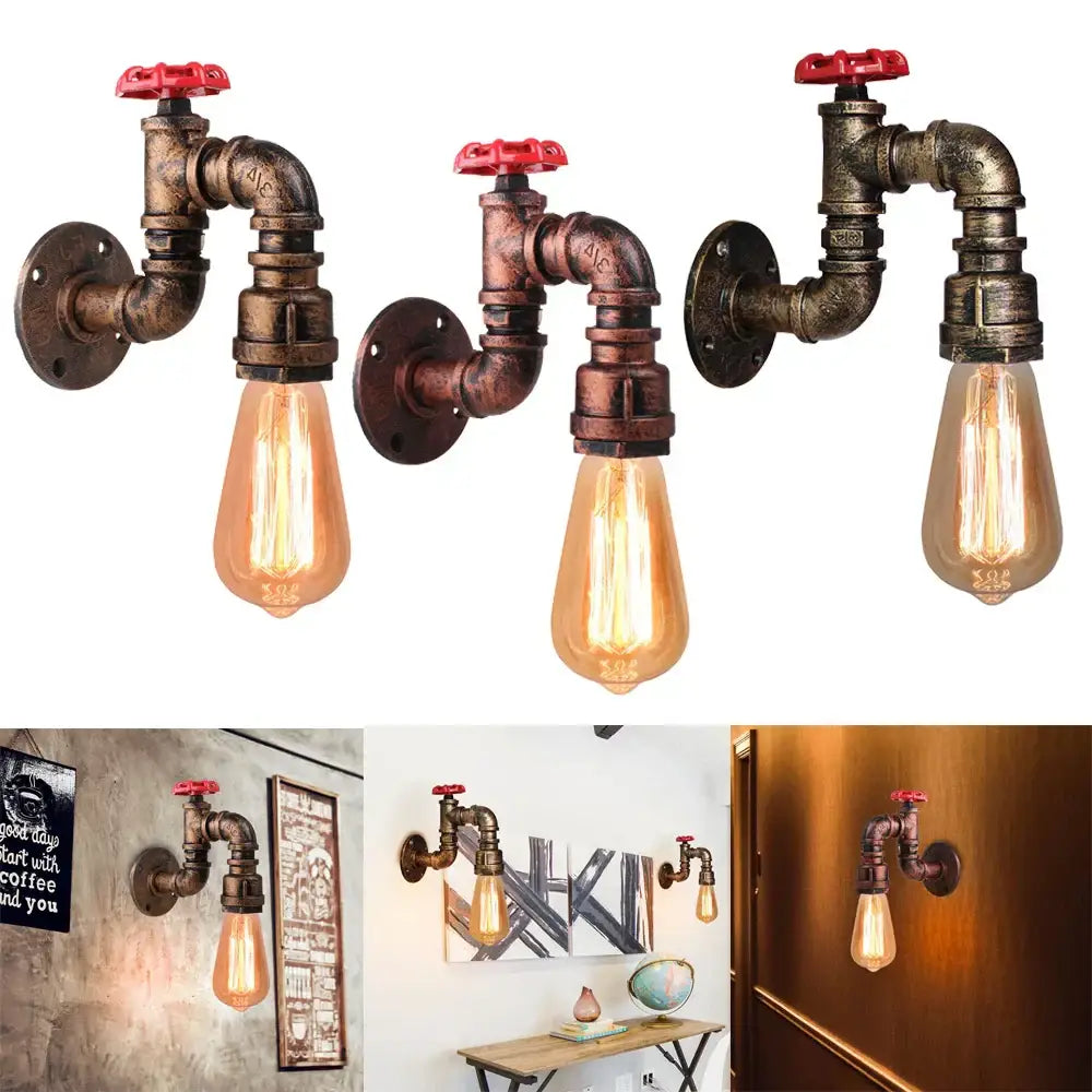Rust Iron Wall Lamp