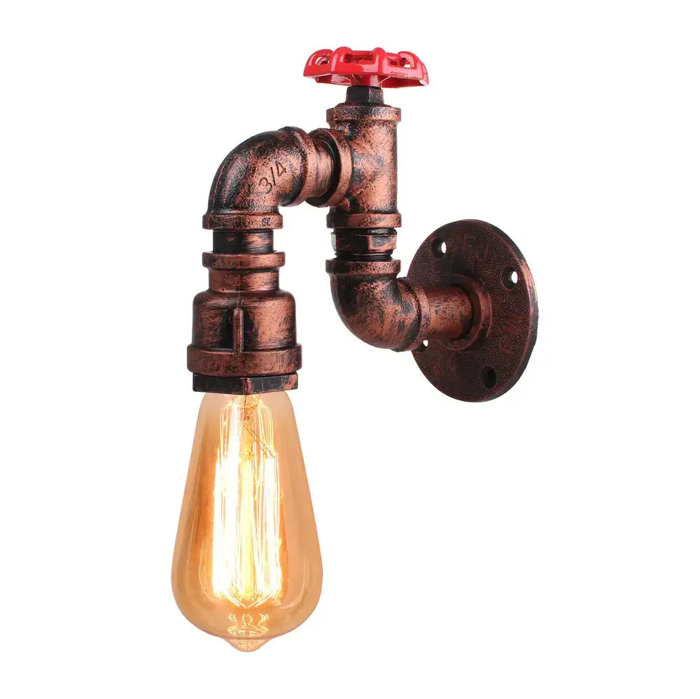Rust Iron Wall Lamp