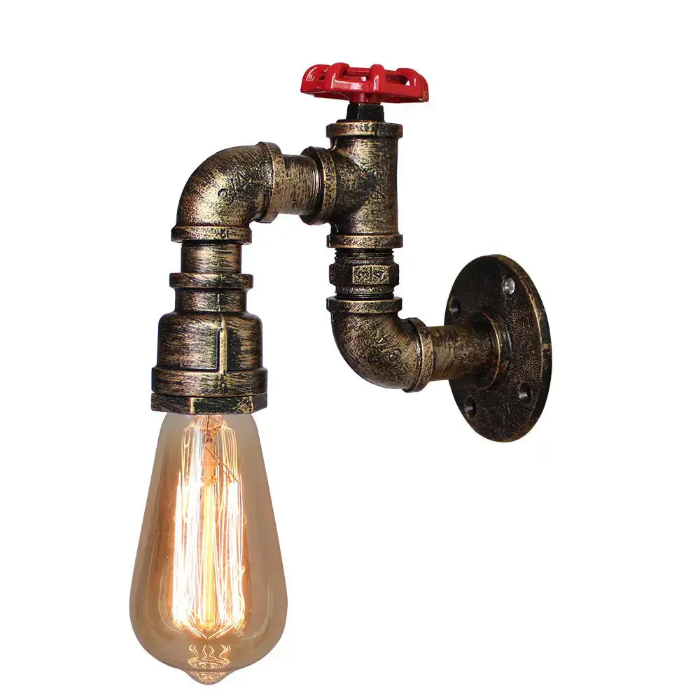 Rust Iron Wall Lamp