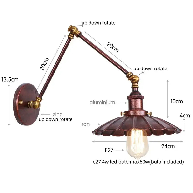 Brass Bronze Wall Sconce