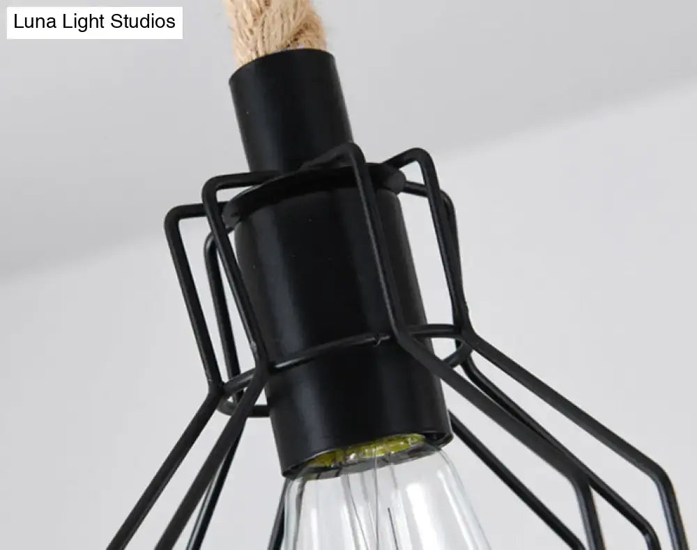Hemp Rope Chandelier
