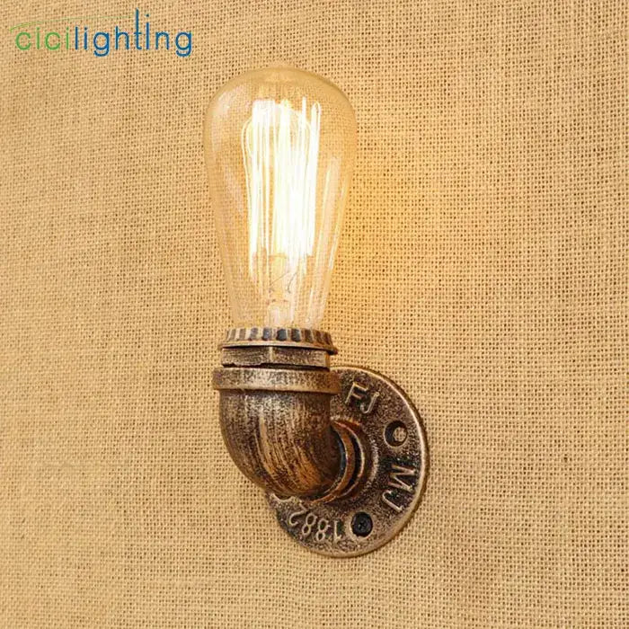 Brass Steampunk Wall Lamp