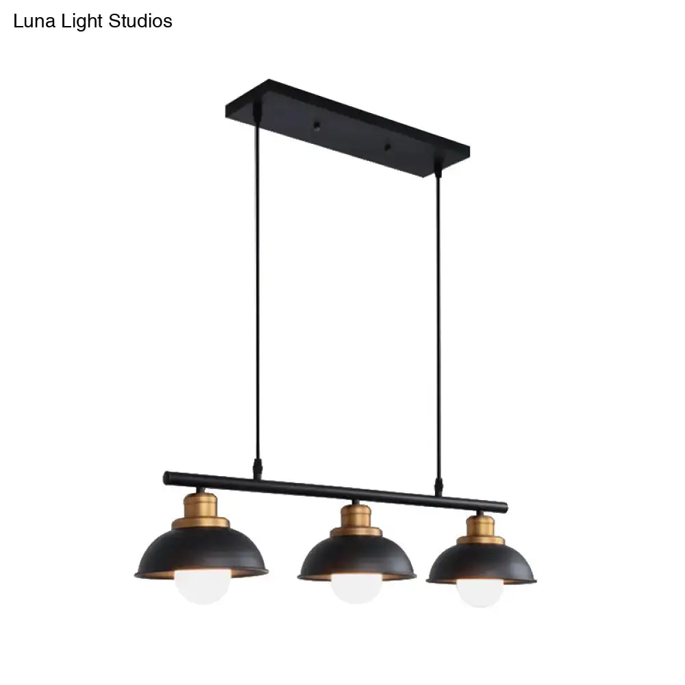 Black Brass Kitchen Ceiling Light
