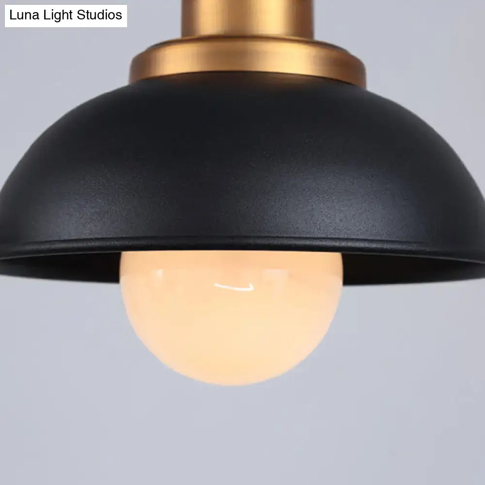 Black Brass Kitchen Ceiling Light