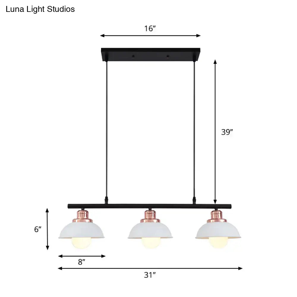 Black Brass Kitchen Ceiling Light