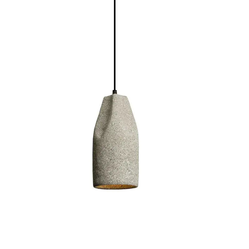 Speckled Gray Brass Chandelier