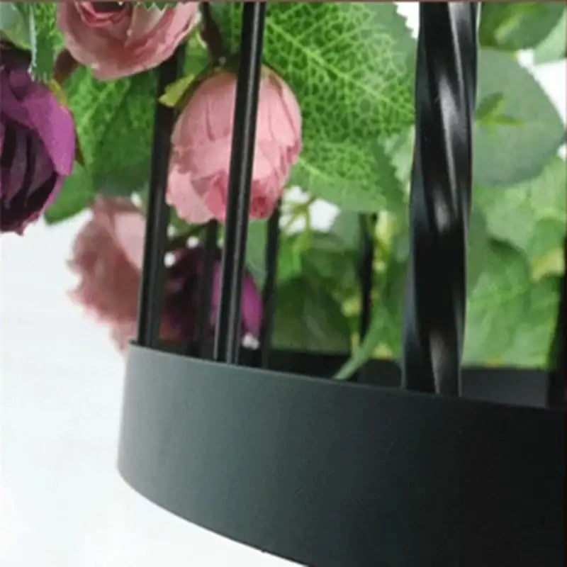 Floral Iron Chandelier