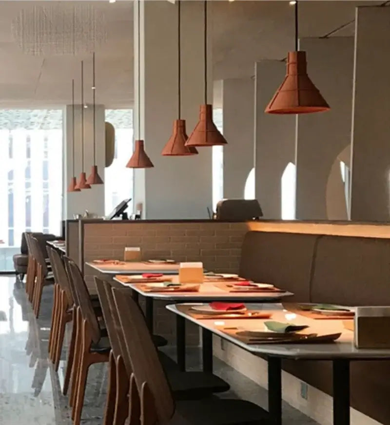 Terracotta Cement Pendant Lamp