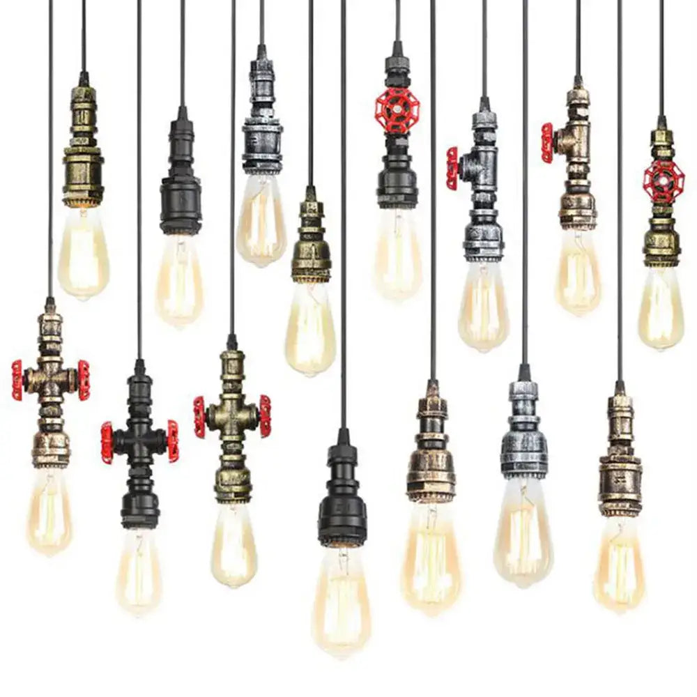 Brass Pipe Pendant Light