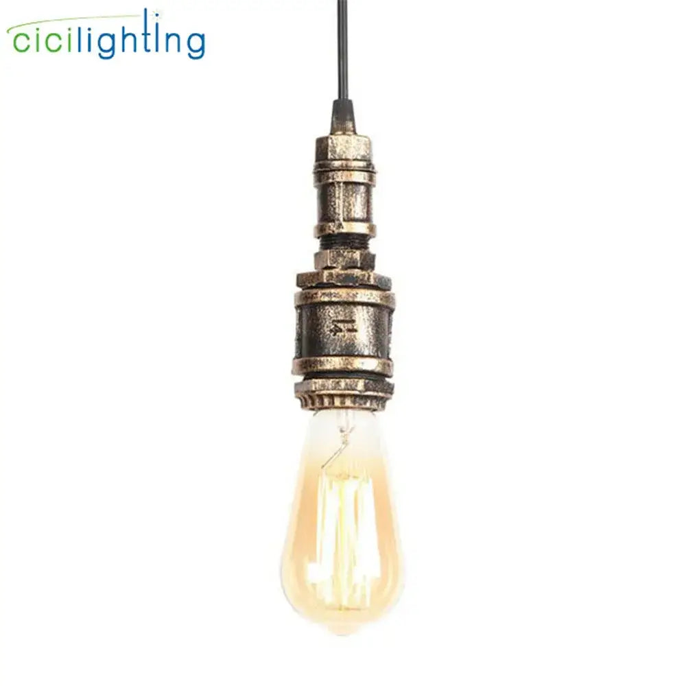 Brass Pipe Pendant Light
