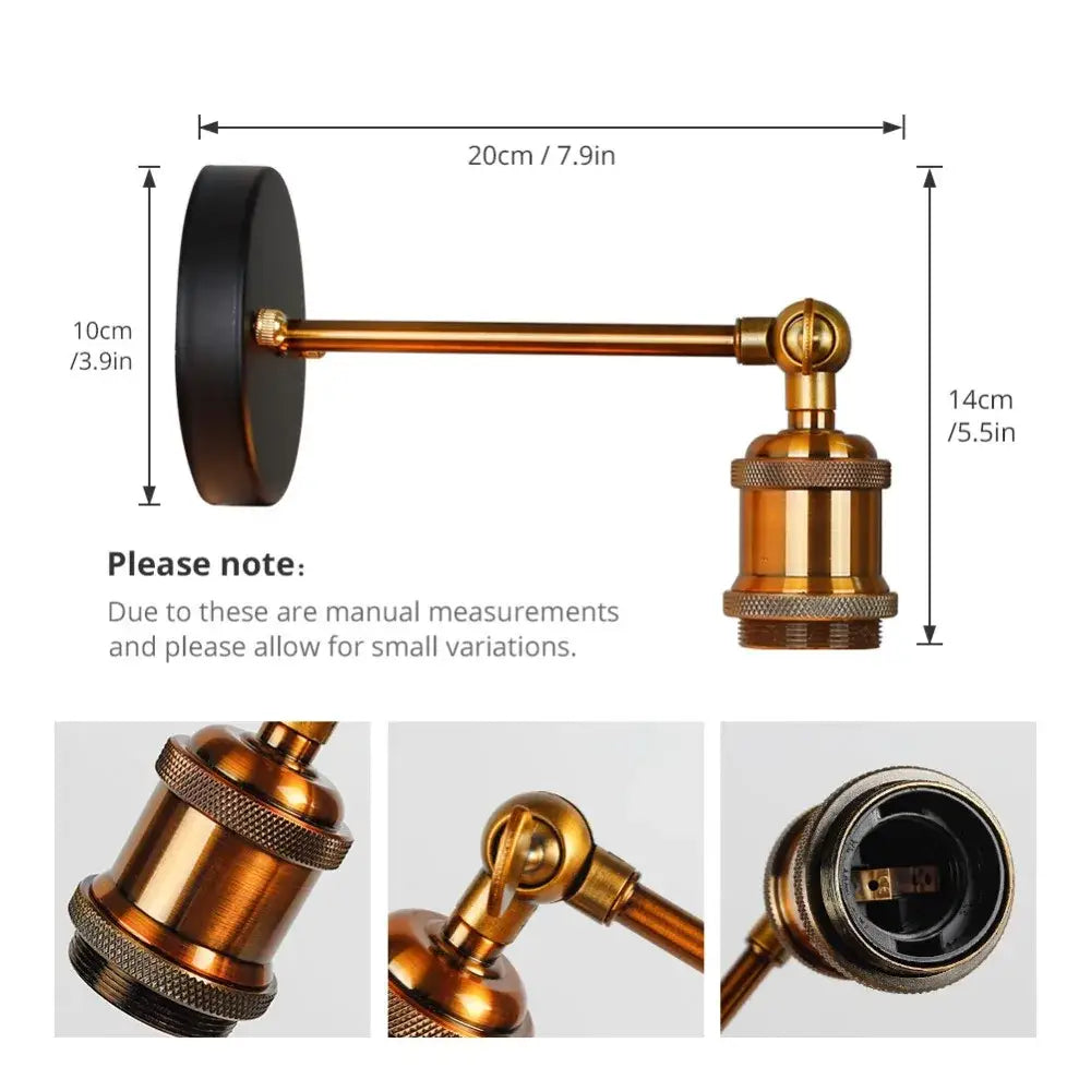 Brass Edison Wall Sconce