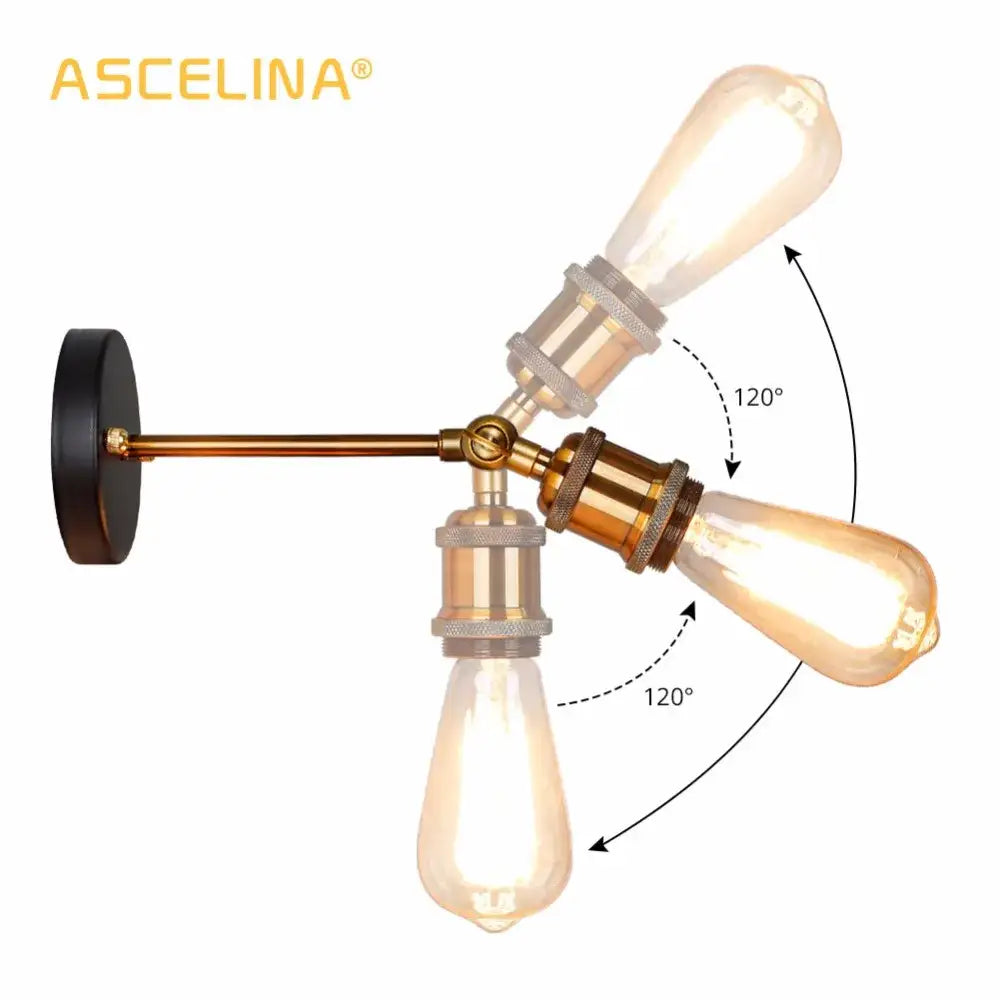 Brass Edison Wall Sconce