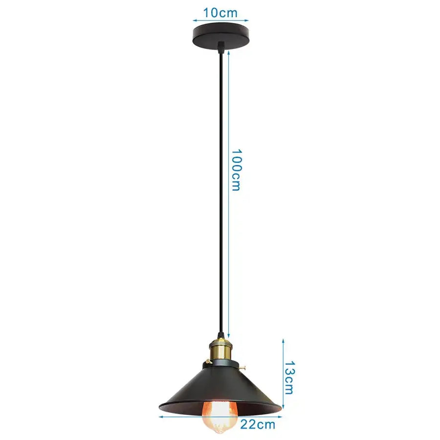Brass 4-Light Pendant Chandelier