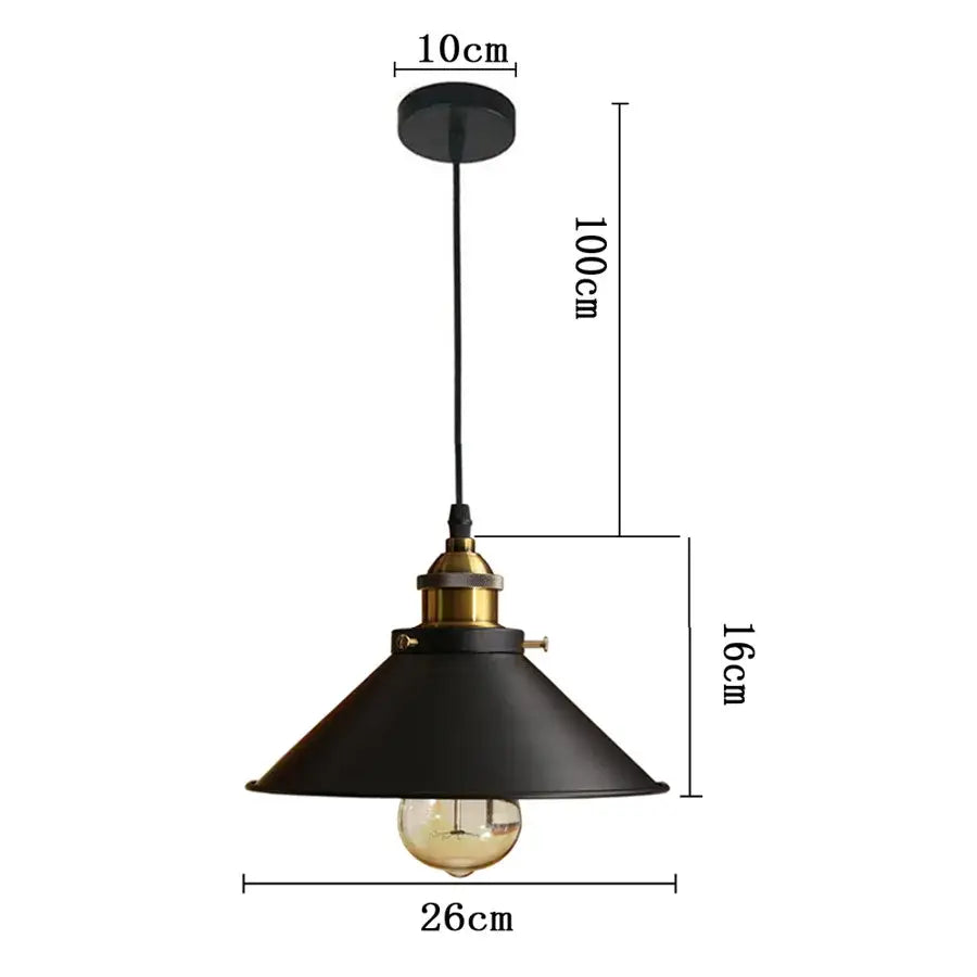 Brass 4-Light Pendant Chandelier