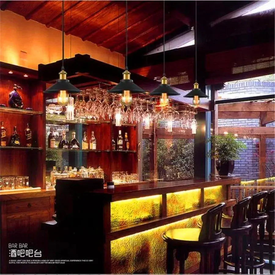 Brass 4-Light Pendant Chandelier