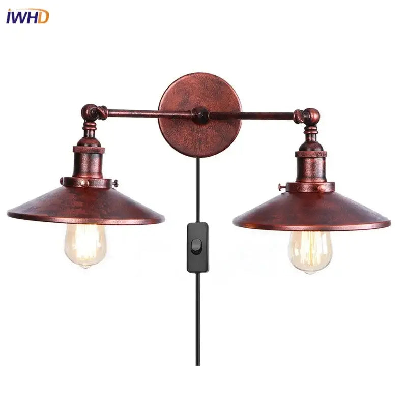Copper Double Reading Sconce