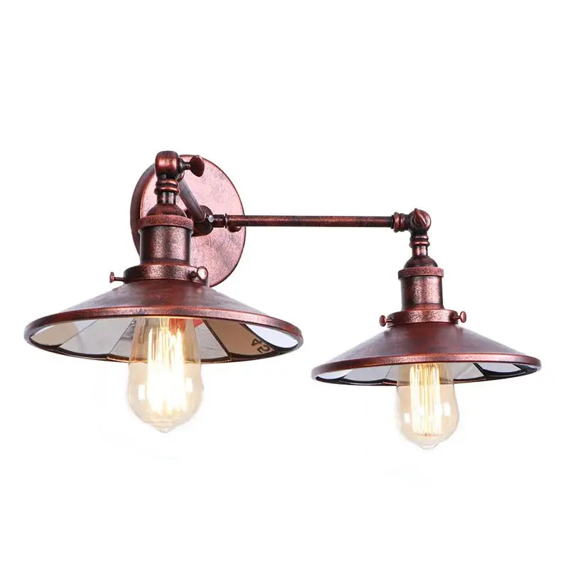 Copper Double Wall Light