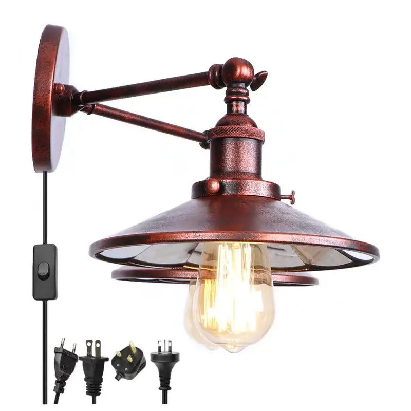 Copper Double Wall Light