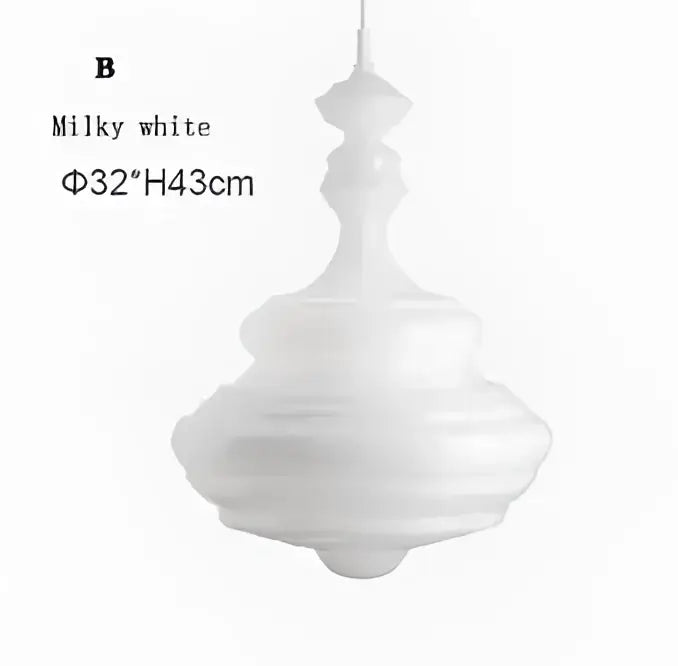 Glass Pendant Lamp Amber