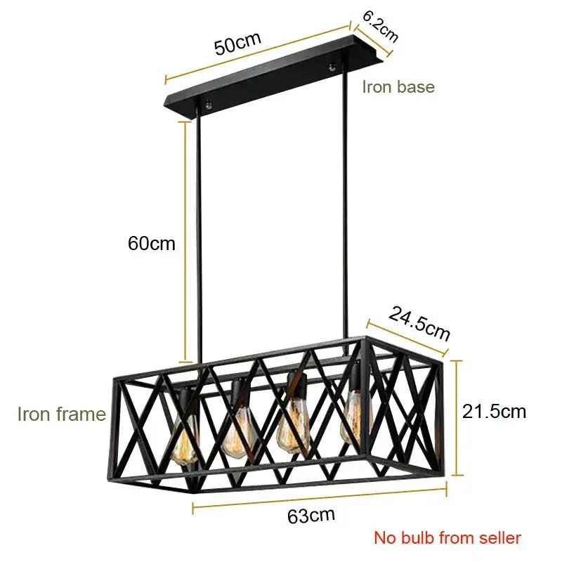 Black Metal Pendant Lamp