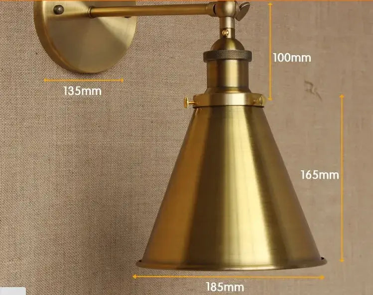 Brass Adjustable Wall Sconce Custom Angle