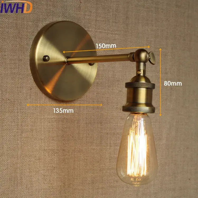 Brass Adjustable Wall Sconce Custom Angle