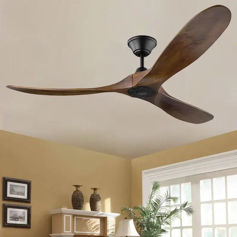 Wooden Ceiling Fan Nickel
