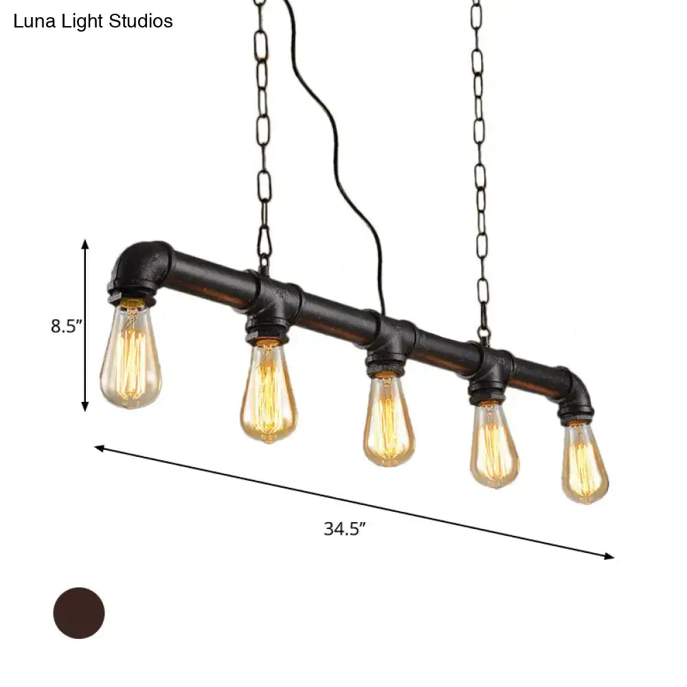 Copper Industrial Pendant Light