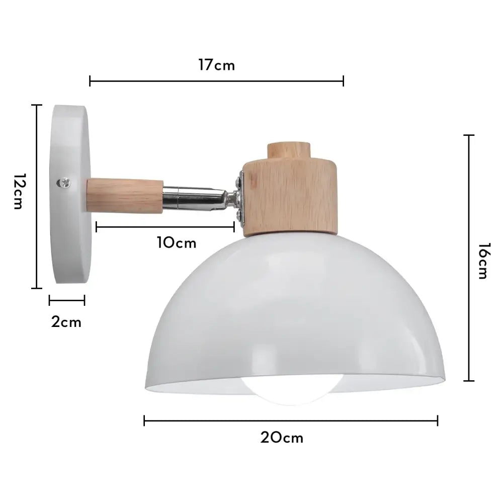 White Brass Geometric Sconce