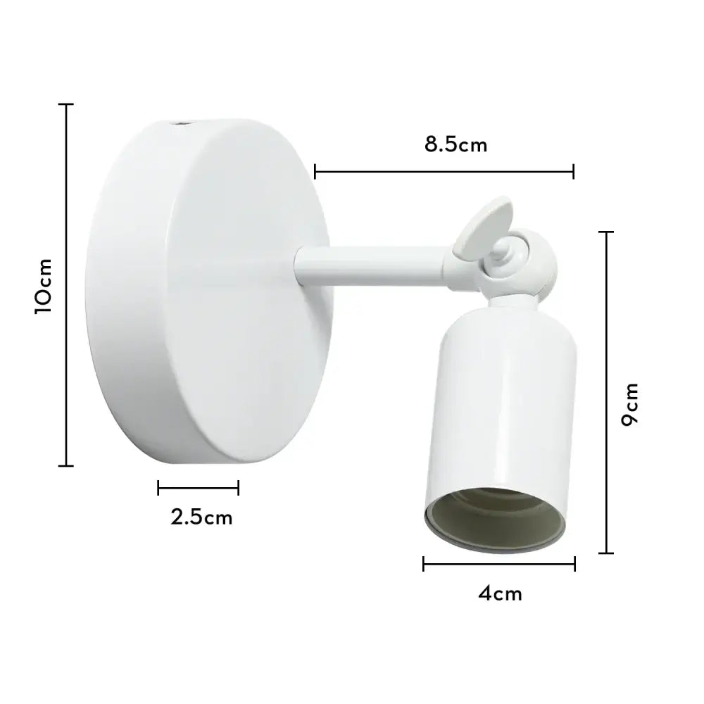 White Brass Geometric Sconce