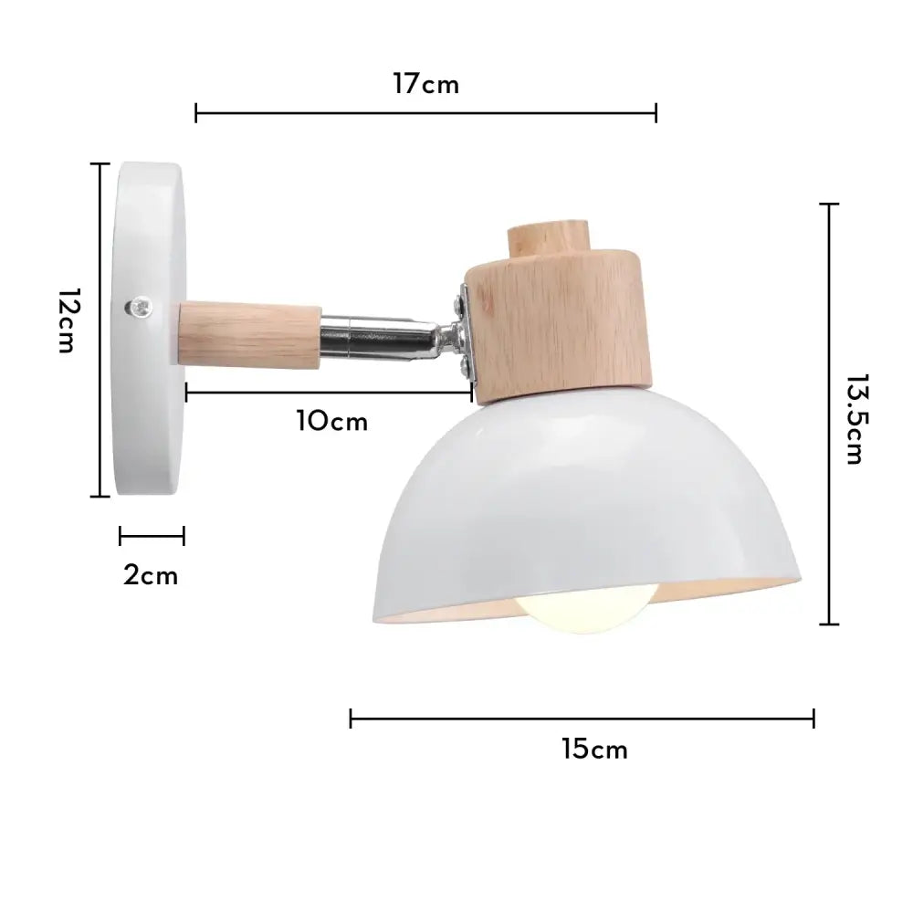 White Brass Geometric Sconce