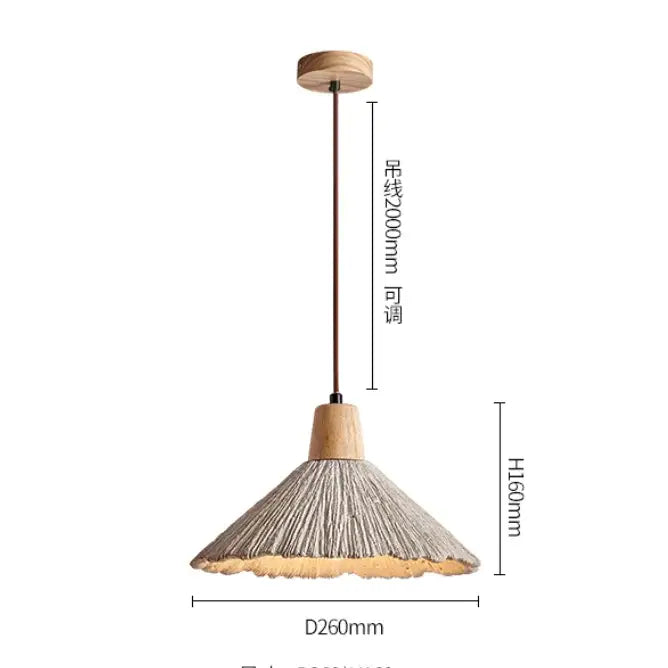Concrete Industrial Pendant Light