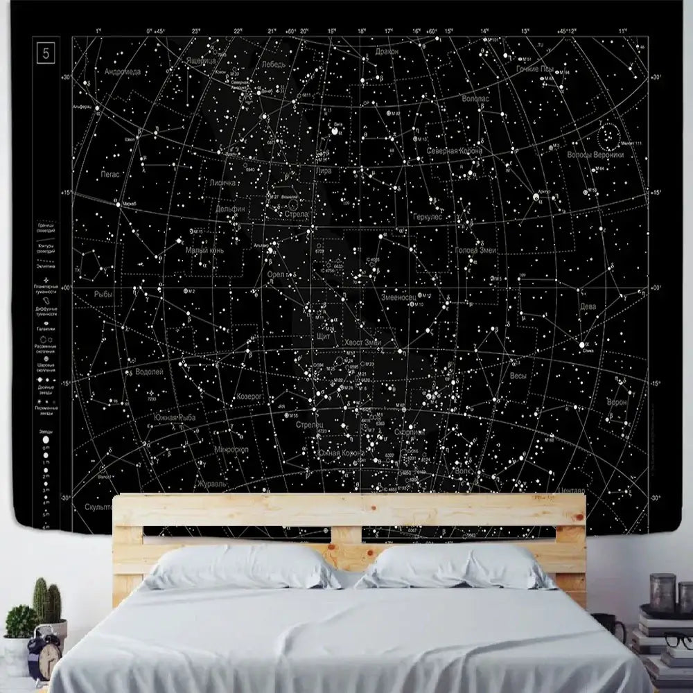 Black Celestial Tapestry