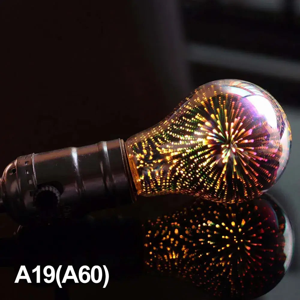 3D LED Fireworks Bulb