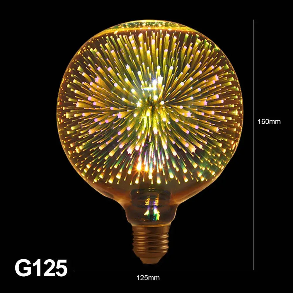 3D LED Fireworks Bulb