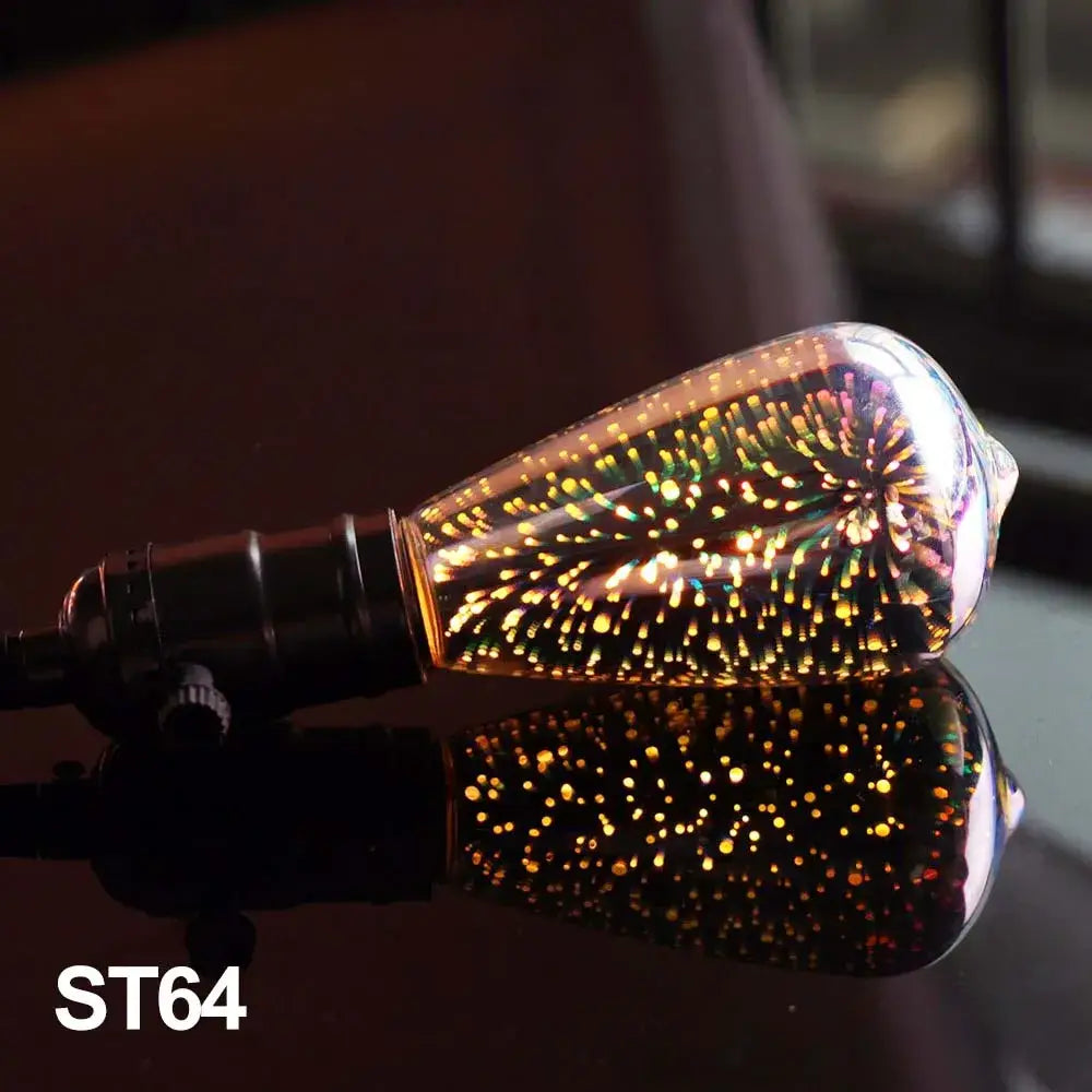 3D LED Fireworks Bulb