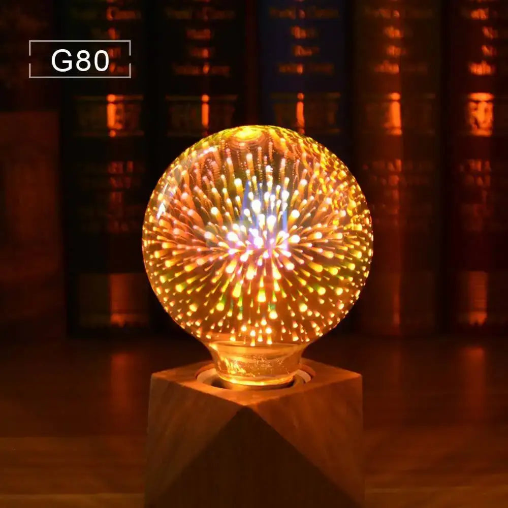 3D Fireworks LED Bulb